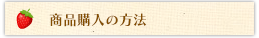 商品購入の方法